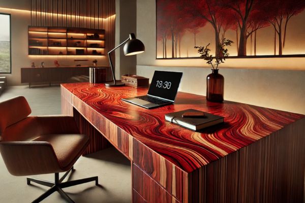 cocobolo desk